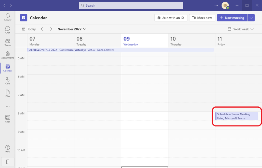 Microsoft Teams Schedule A Teams Meeting On Microsoft Teams Central