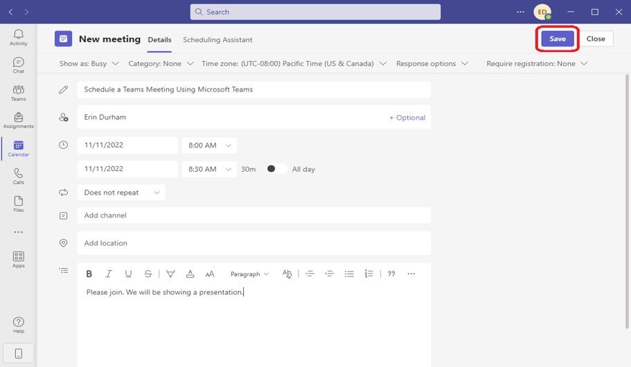 microsoft-teams-schedule-a-teams-meeting-on-microsoft-teams-central